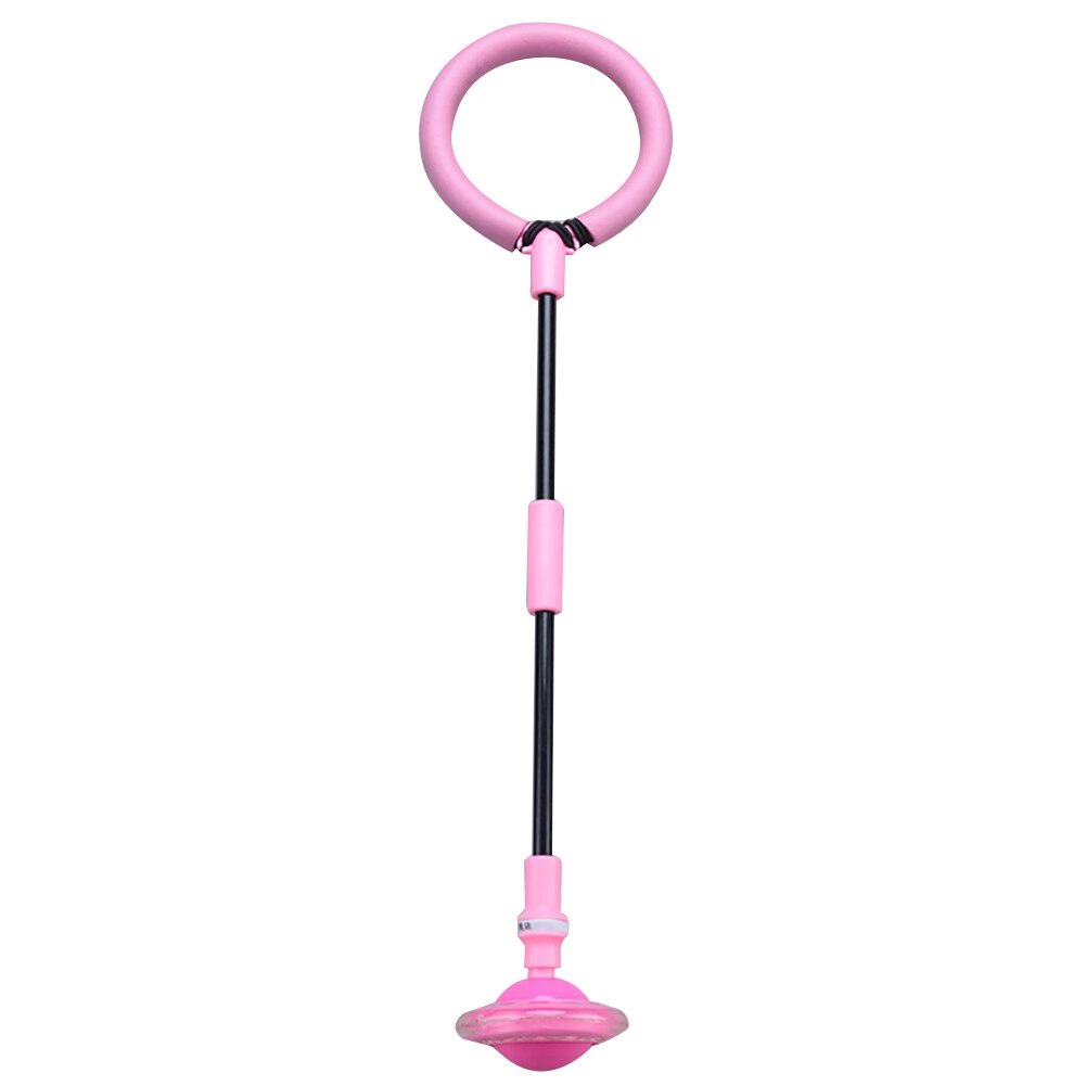 Kinderen Led Knippert Stuiterende Jump Touw Bal Kleurrijke Enkel Overslaan Springtouwen Sport Swing Bal Speelgoed Fun Speeltuin Sport Kits: Roze