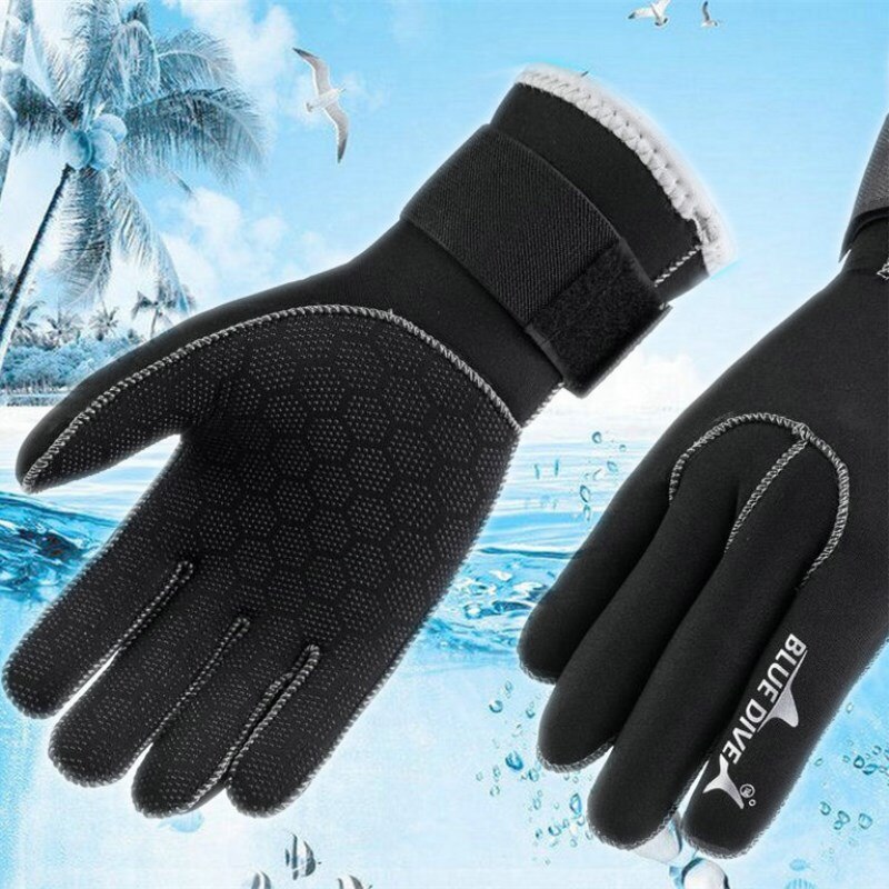 Mannen Neopreen Onderwater Sport Handschoenen Non-slipDiving Handschoenen Voor Winter Warm Zwemmen Snorkelen Apparatuur Wetsuit Zwemmen Handschoenen