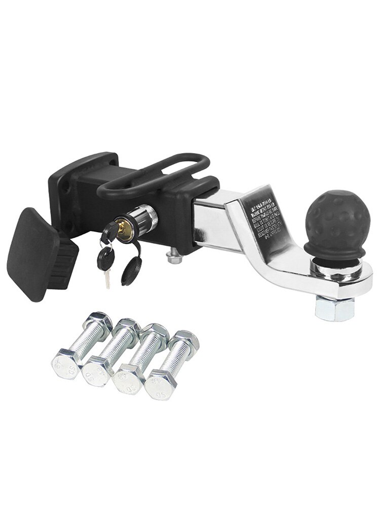 6000 Pounds Adjustable Trailer Hitch Lock Pin Set With One Locking System 2 Keys For Class I/II/III/IV/V Tow Hitch Receivers