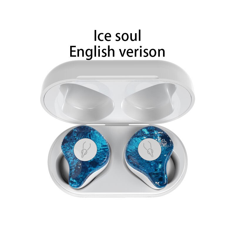 Sabbat  x12 pro draadloze waterdichte oordopjes oordopjes bluetooth headset sport hifi hoofdtelefoon handsfree met opladen: Ijs ziel 5.0