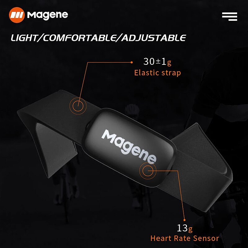 Magene Mover H003 Hartslag Sensor Dual Mode Ant Bluetooth Met Borstband Fietscomputer Bike Wahoo Garmin Sport Monitor