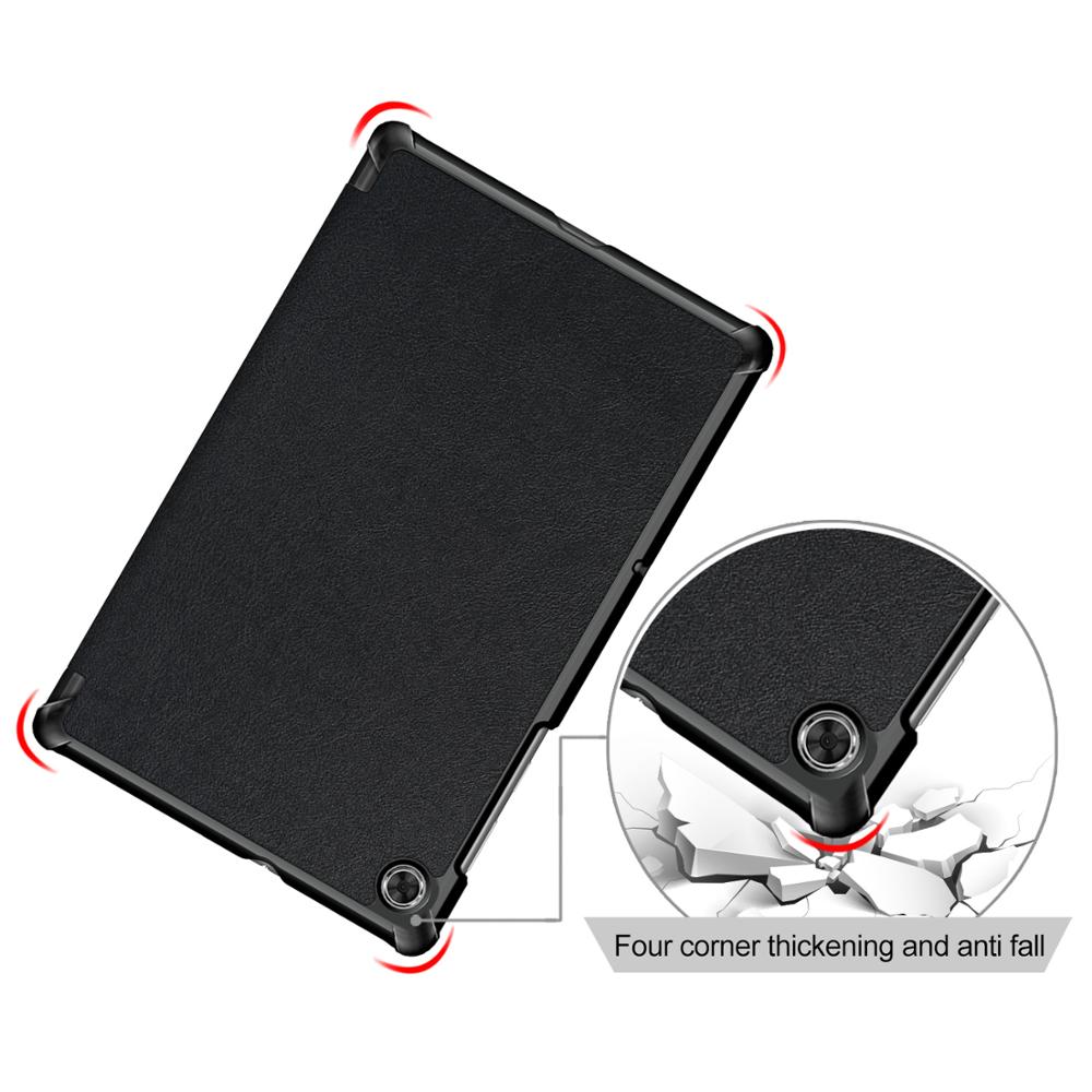 Sprawa dla Lenovo Tab M10 FHD Plus TB-X606X X606F 10.3 inteligentny pokrywa Funda dla Lenovo Tab M10 HD X306X X505X X605F 10.1 "stojak powłoki
