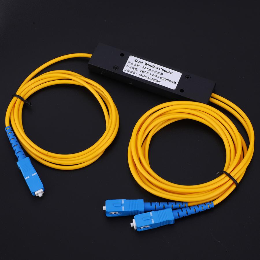 Singlemode Fiber Optic Splitter 1x2 FBT Splitter Module with SC/UPC Interface 1310-1550nm