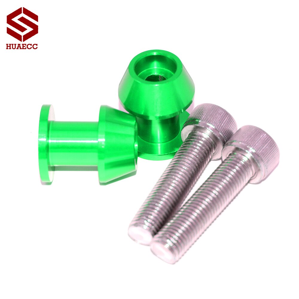 Motocicleta CNC basculante carrete Sliders 10mm carretes de brazo oscilante deslizadores para Kawasaki Z750 Z1000 Z1000SX ZX6R ZX6RR 636 ZZR600