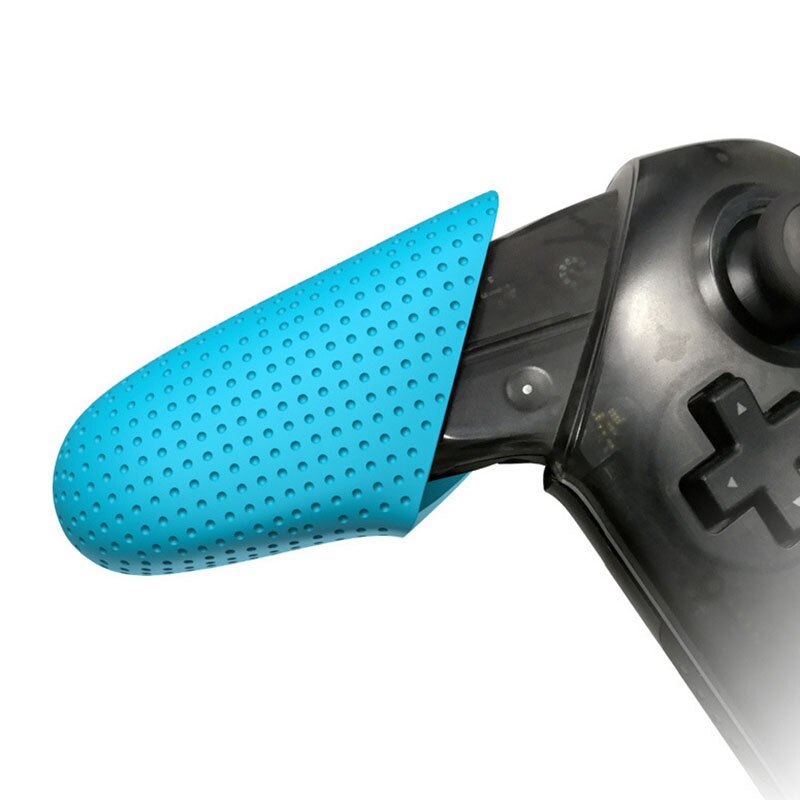 2 Pairs Voor Nintendo Schakelaar Pro Controller/Ns Pro Handvat Antislip Grip, blauw-Rood & Blauw-Groen