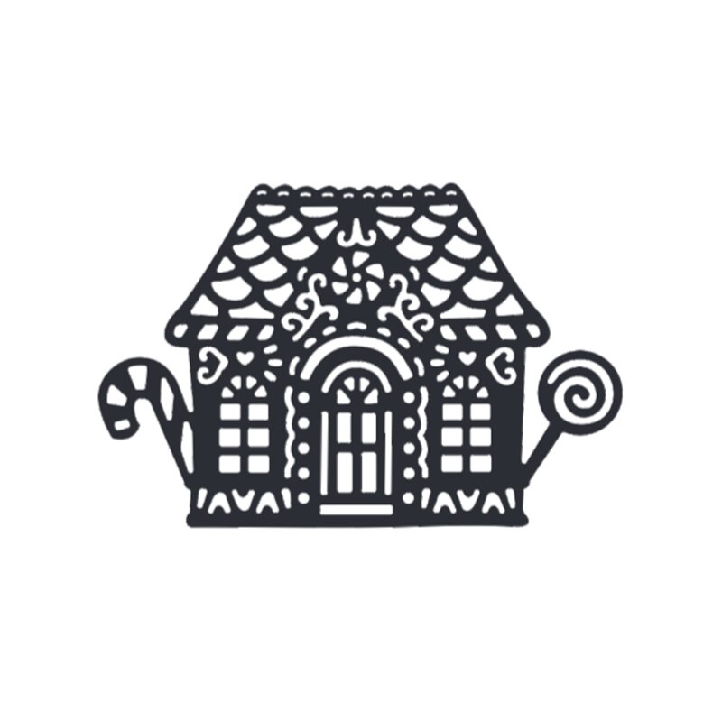 christmas gingerbread house cutting die building cut die mold diecuts for diy scrapbooking paper cards making crafts