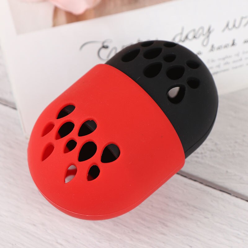 Esponja de maquillaje estante de exhibición cosmético licuadora funda de esponja soporte para esponjas de silicona suave polvo de secado de soplo soporte de huevo almohadilla de belleza: RD