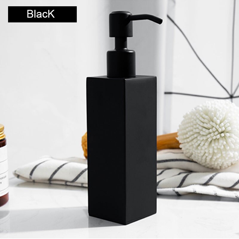 304 Stainless Steel Soap Dispenser Wall Mount, Manual Liquid Soap Dispenser Shampoo Dispenser for Kitchen and Bathroom: B