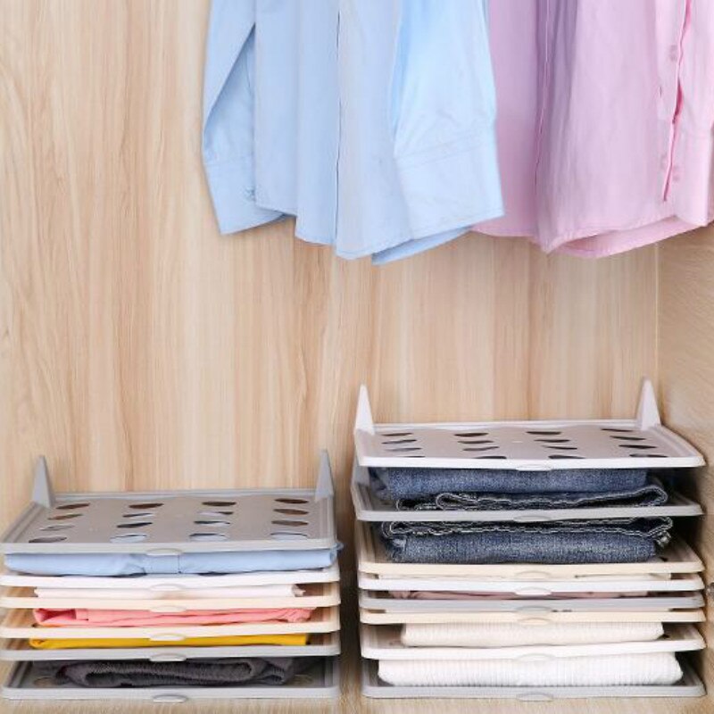 Closet Shelf Household storage layered partition clothes split board cabinet Clothing partition layered photo frame LB11299