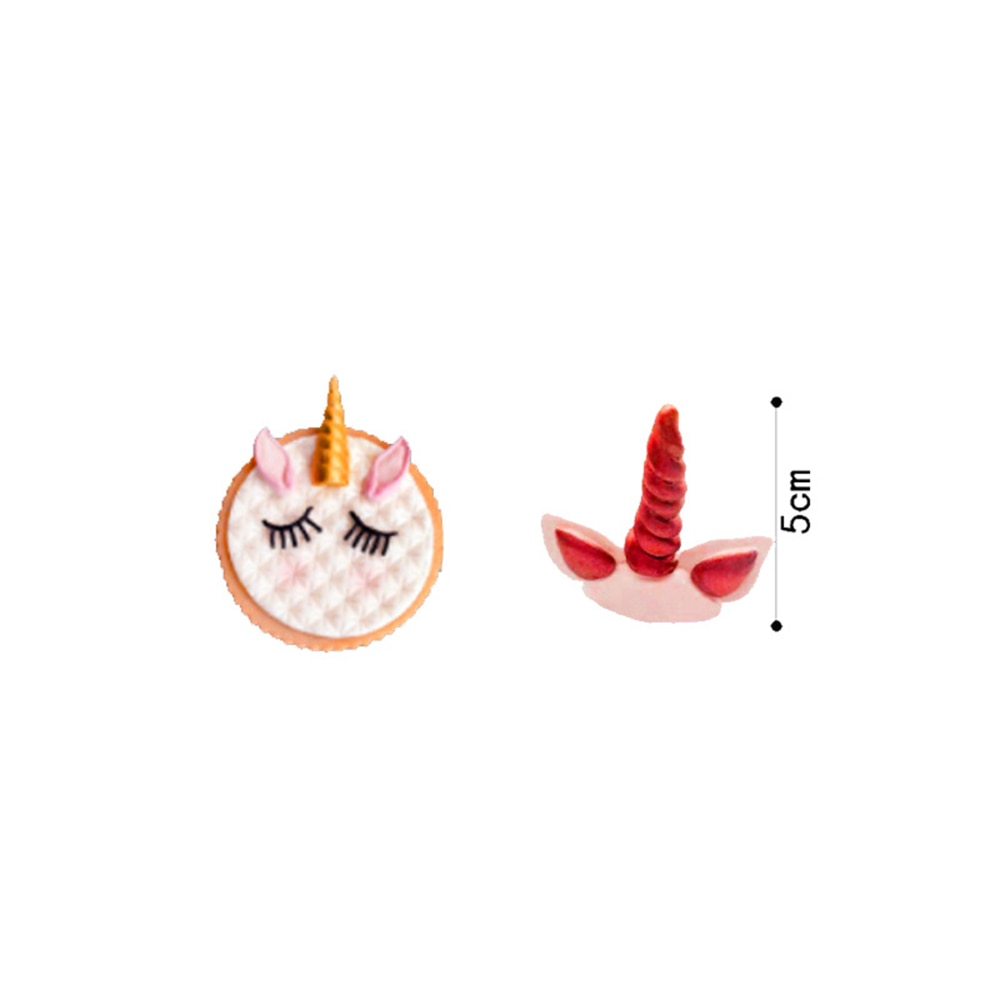 1 pc Cake Tool Unicorn Horse Ear Silicone Mold Sugarcraft Chocolate Fondant Tool Sugarcraft Mould