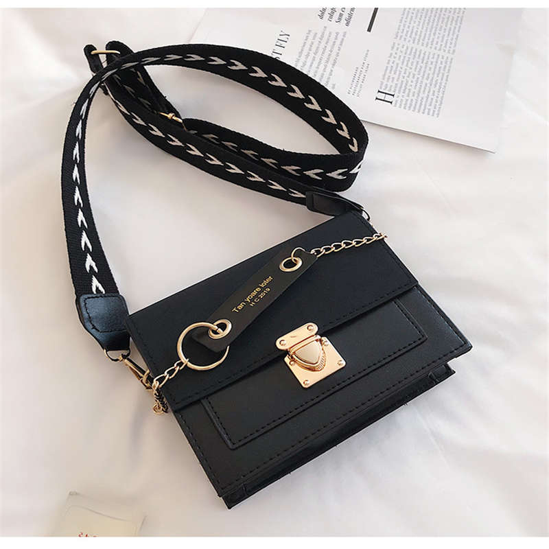 Leren crossbody tassen voor dames reistas eenvoudige schoudertas koerierstas dames crossbody tas portemonnee: Zwart