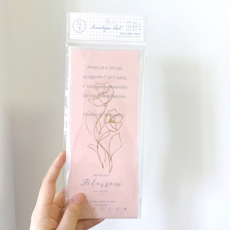 6 Enveloppen 12 Brief Papier Leuke 21*9Cm Transparante Zwavelzuur Envelop Brief Papier Schrijven Papier Briefpapier: 6