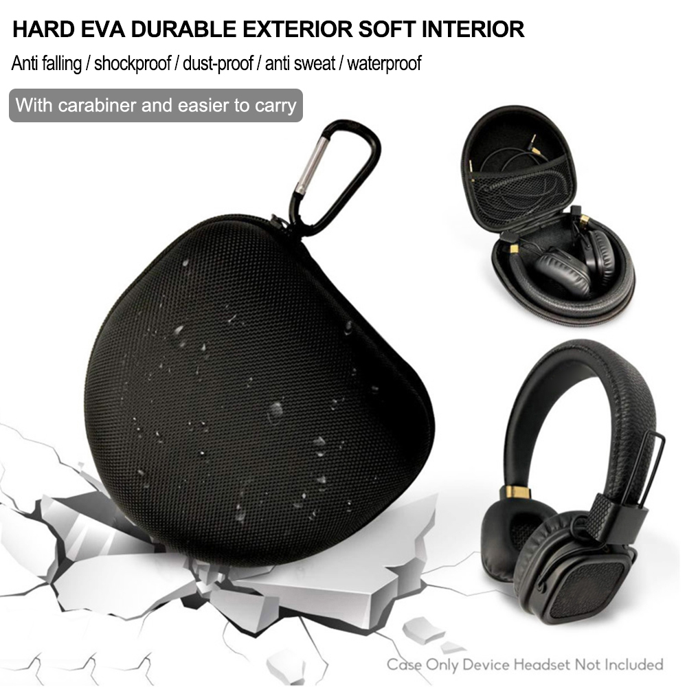 Hoofdtelefoon Box Hard Case Draagtas Box Opbergtas voor Marshall Major 4 3 2 IV III II MID Bluetooth draadloze hoofdtelefoon