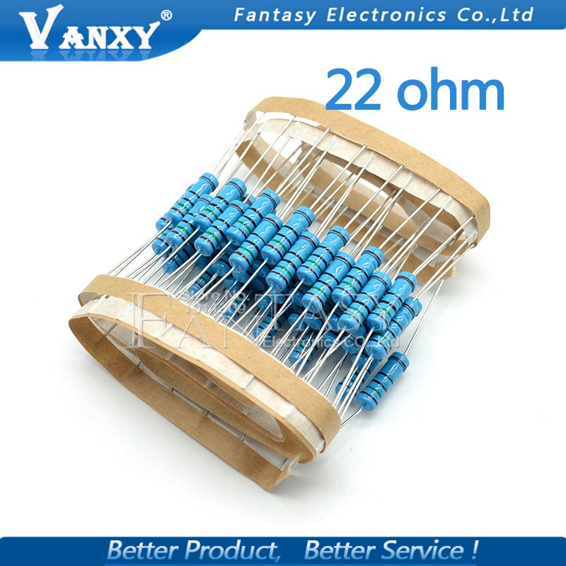 20pcs 22 ohm 2W 22R Metal film resistor