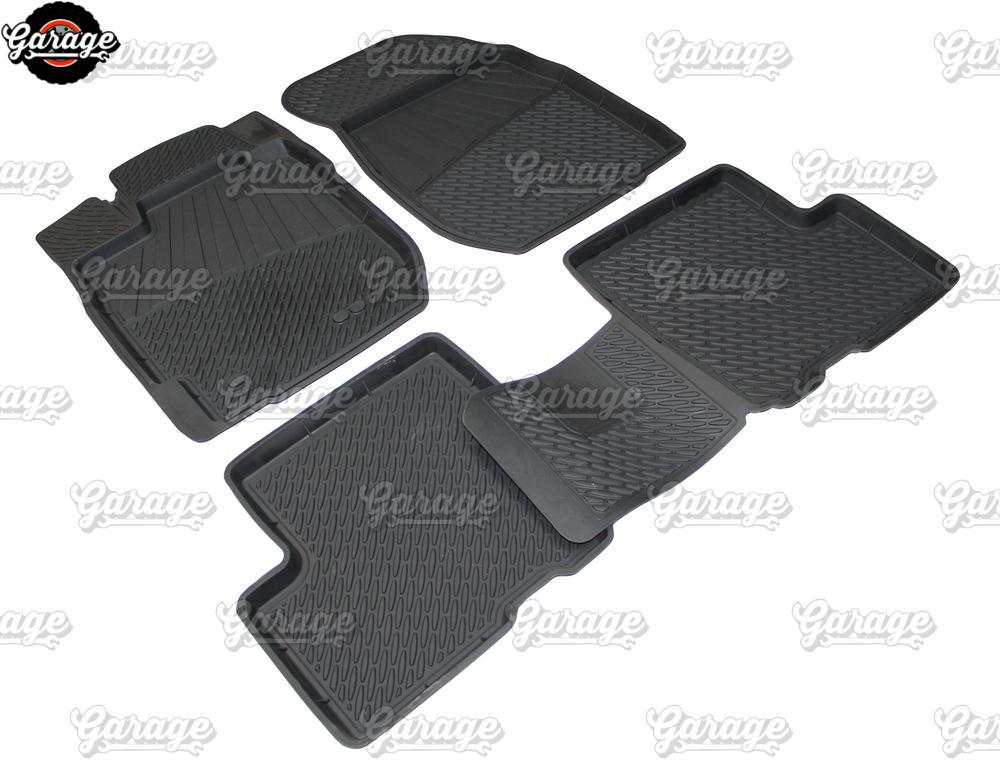 Car floor mats for Renault / Dacia Duster 4WD rubber 1 set / 4 pcs or 2 pcs accessories protect of carpet decoration