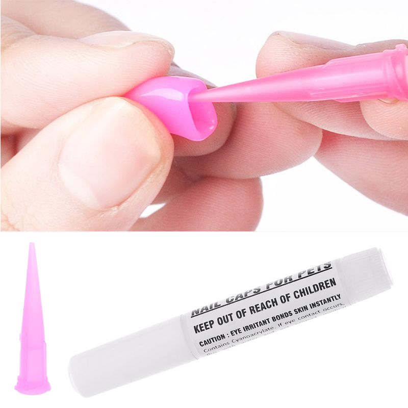 Vernis à ongles pour chien, protège-griffes, Gel protecteur, colle adhésive douce