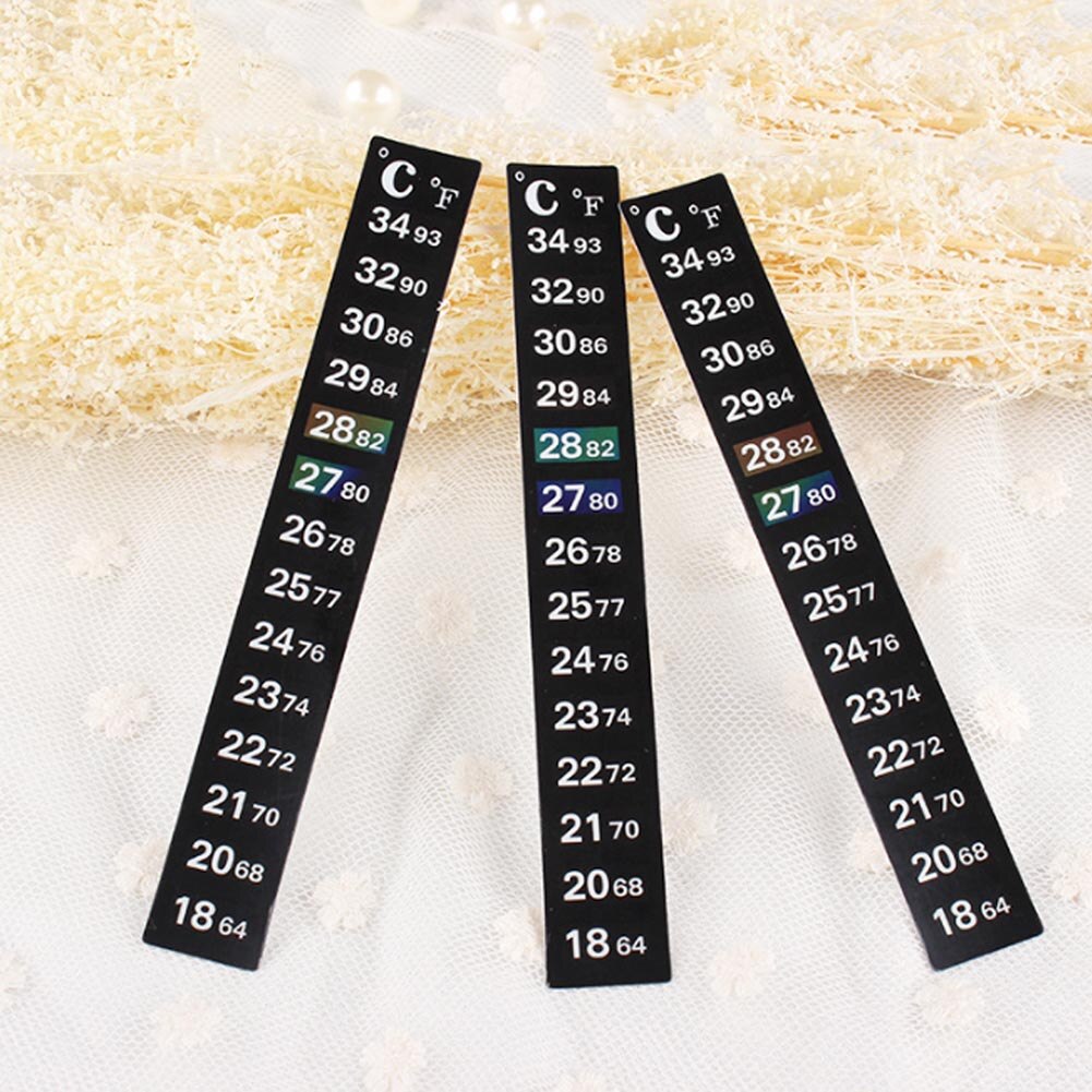 LCD Digital Stick On Thermometer Temperature Gauge Heater Sticker Aquarium Fish Tank Glass