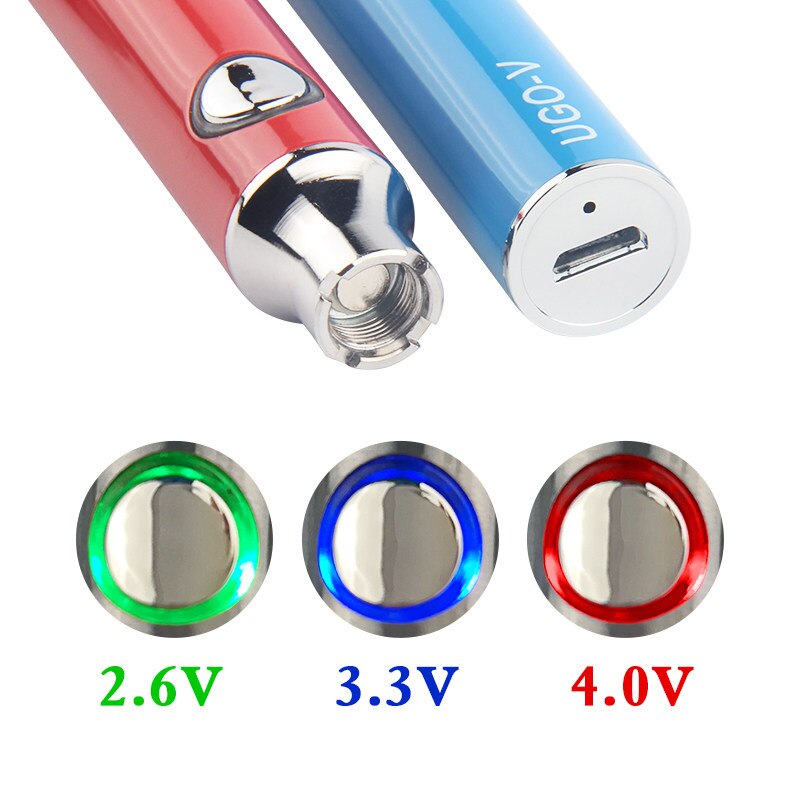 5Pcs Original UGO V Preheat 510 Thread Variable Voltage USB Charging Vape Pen 650mah 900mah EVOD Vape for ego ce4 ce5 vapes tank