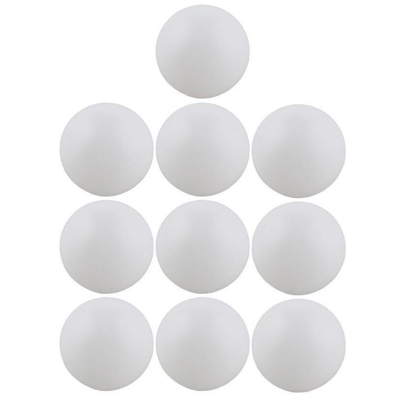 10pcs/Lot White Beer Pong Balls Balls Pong Balls Ball Tennis White Practice Drinking Table pong Washable Y3O8: A