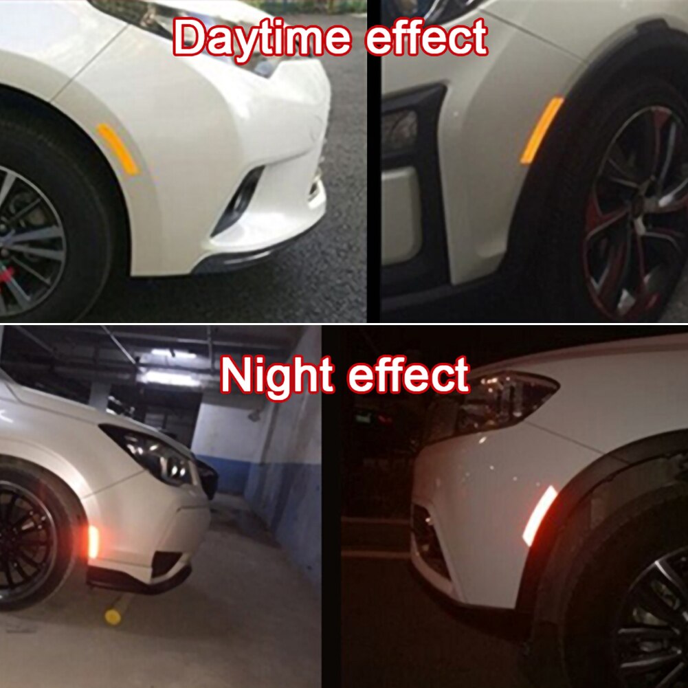 Waterproof Warning Tape Strip Stickers Warning Light Reflector Protective Sticker Reflective Film Car Safety Mark 300cm X 5cm