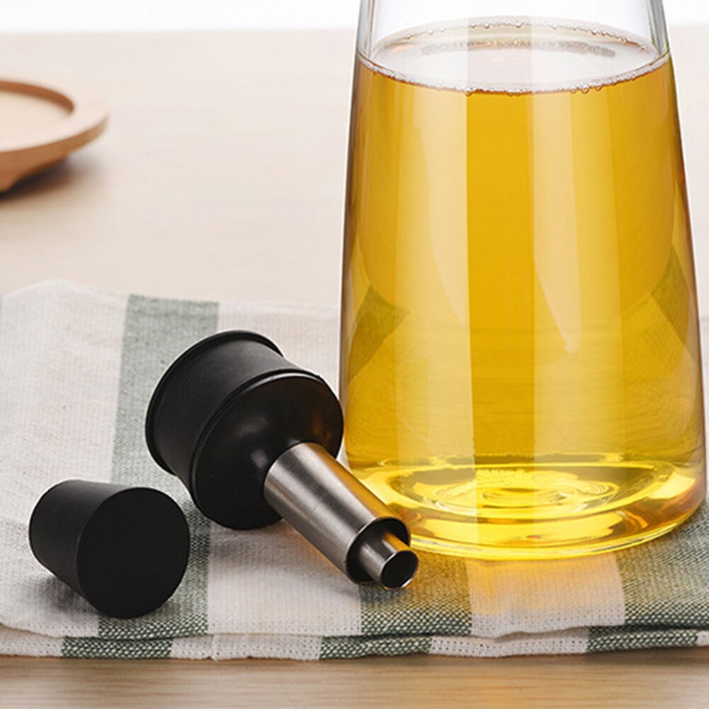 Såsdispenser kryddflaska 500ml glas vinäger bar oljeflaska förvaring köksredskap matlagning vin flytande behållare