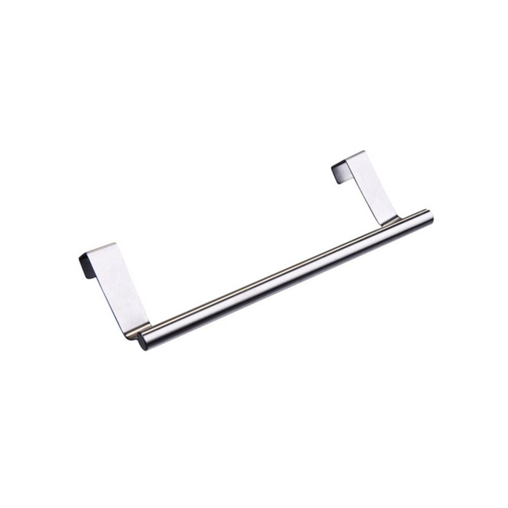Stainless Steel Over the Door Towel Bar Brushed Towel Hanger Over Cabinet Kitchen Dish Towel Bar Rack Small Size