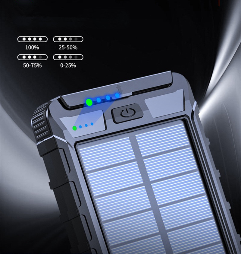 Solar- Energie Bank 80000mAh Tragbare Ladung Energie Bank Externe Batterie Ladegerät Energie Bank Für iPhone 12 Profi Xiaomi Huawei