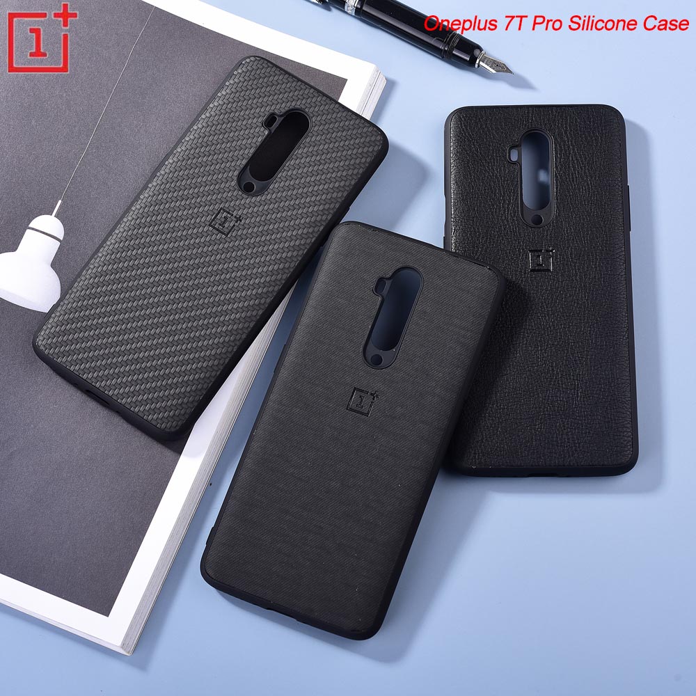Originele Oneplus 7T Pro 8 8pro Nord Case Carbon Fiber Skin Hard Cover Shock-Proof Shell Voor oneplus 1 + 8T Nord N10 N 100