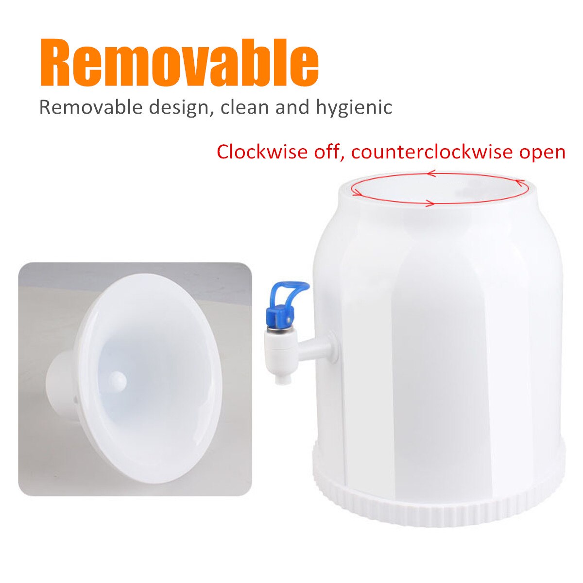 Desktop Mini Drink Dispenser Gallon Drinking Bottle Portable Countertop Cooler Drinking Faucet Tool Press Water Pumping Device