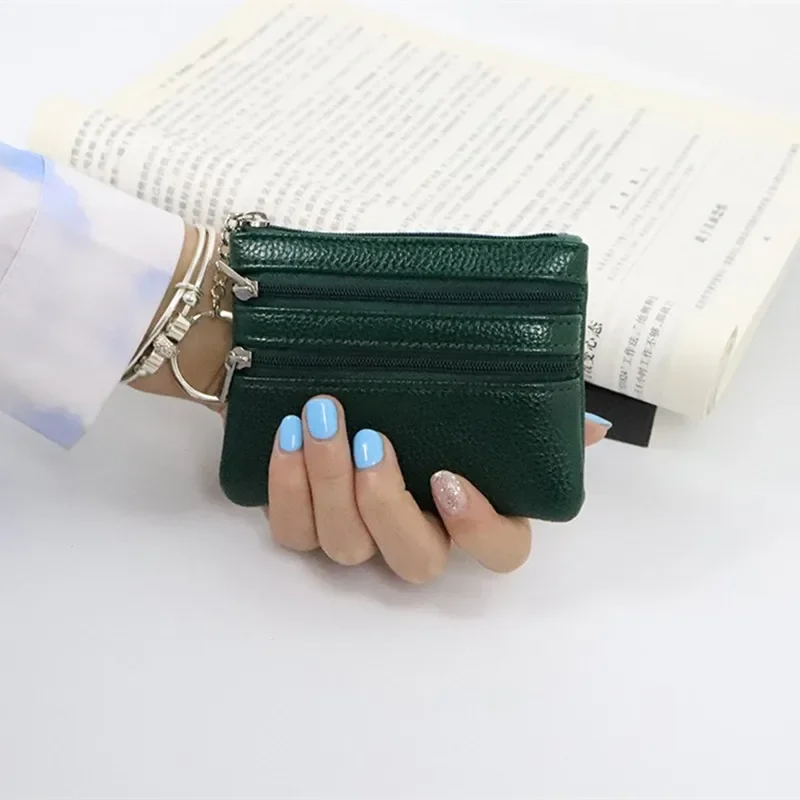 Geldbörse aus pu-leder mit reißverschluss, münzfach, aufbewahrungstasche für kopfhörerkabel, etui, Mini-ausweishalter, kreditkartenetui, organizer, lippenstifttasche: Beige