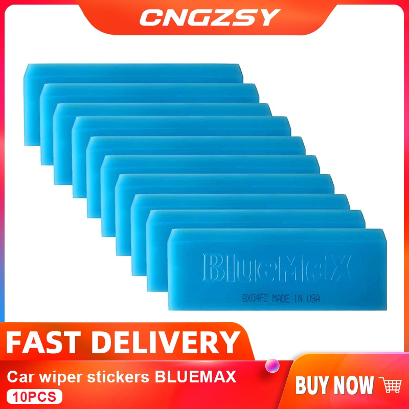 10 Pcs Auto Water Schraper Paster Bluemax Venster Wisser Wassen Zuigmond Voor Badkamer Douche Huishouden Spiegel Glas 10B02