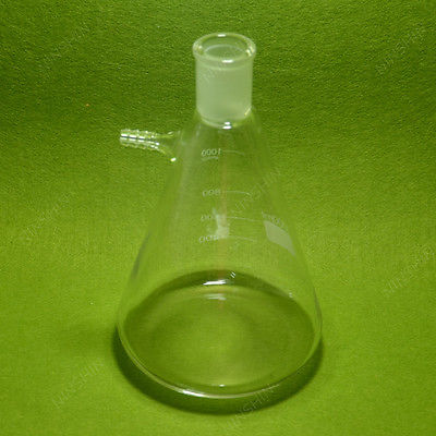 1000ML,24/40,Glass Filtering Flask,Lab Filtration Bottle,Lab Chemistry Glassware