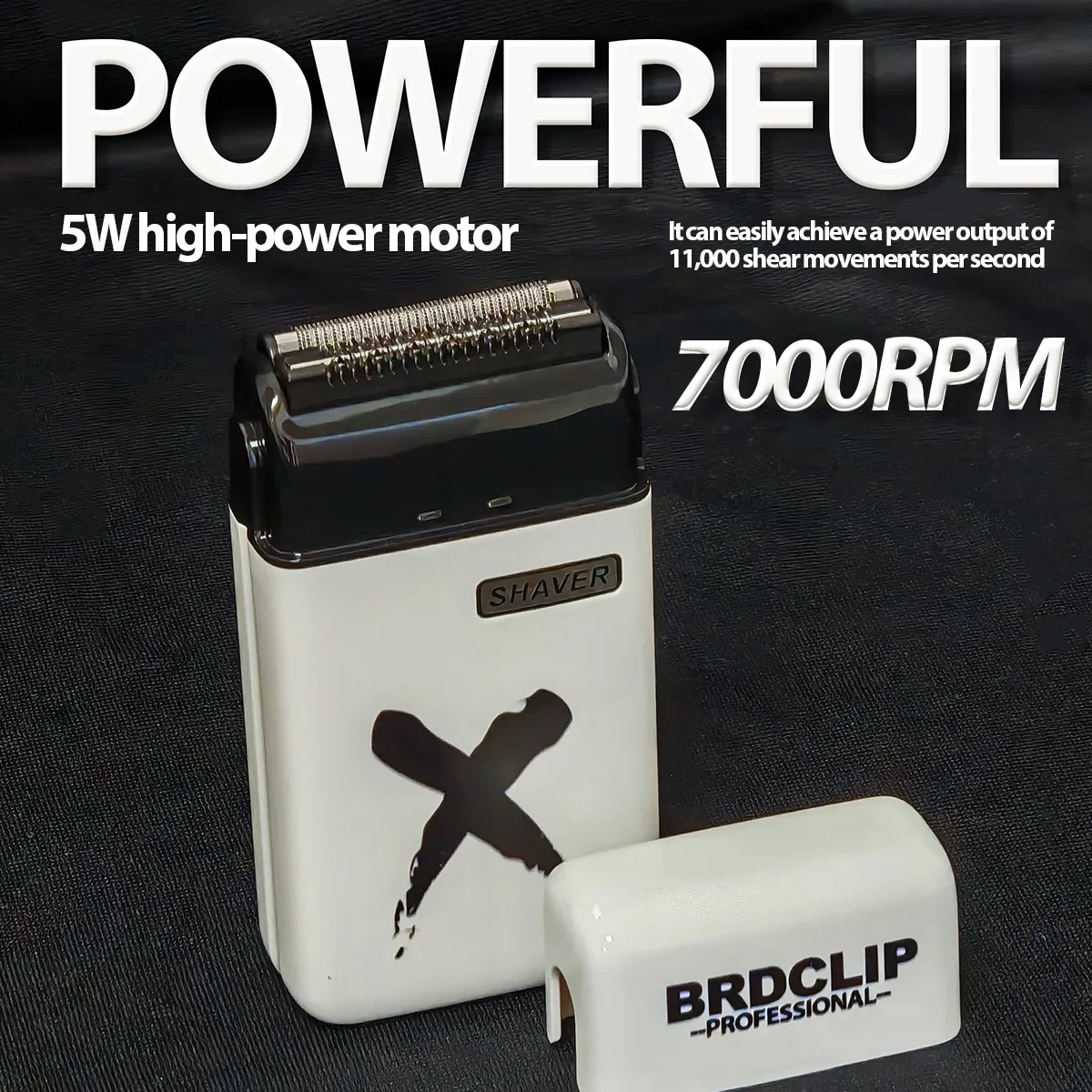 Professionele BRDCLIP Wit FA1T FK701 Set Tondeuse 7700 RPM 7000 RPM Elektrisch Scheerapparaat voor Heren Trimmer met Oplaadstation