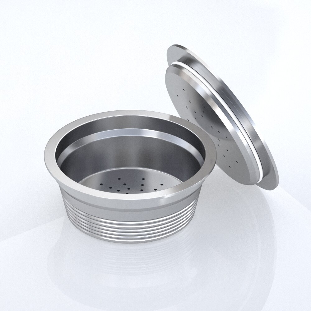 Cápsula de café Lavazza A Modo Mio Jolie de acero inoxidable, filtro de café reutilizable, taza recargable, gotero de café