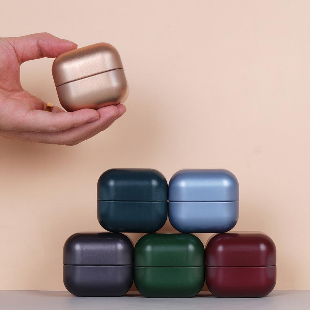 Iron Empty Tea Tin Mini Empty Loose Herbal Storage Box with Lid Space-saving Tea Bucket Storage Bin Tea Box коробка для чая