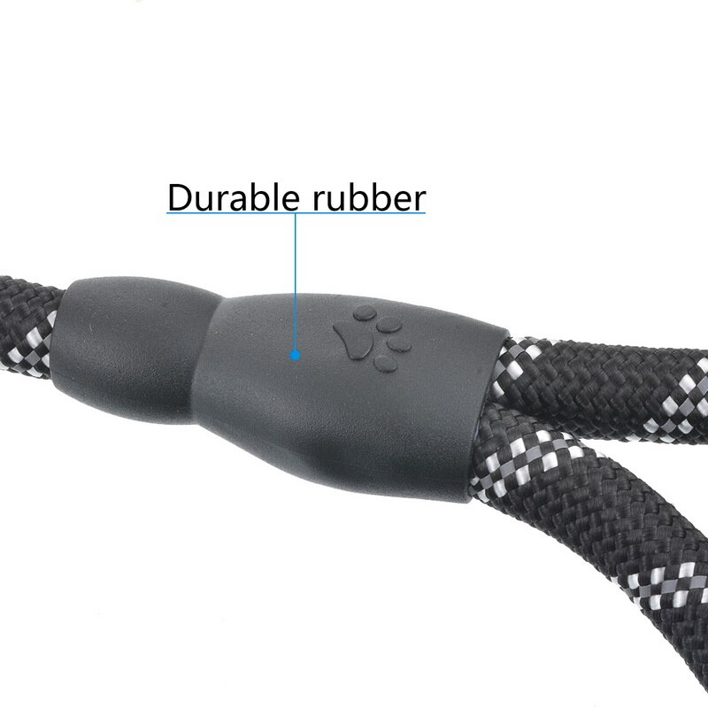 Reflekterende stor hundesnor nylonreb løbebånd til kæledyr, sporbånd lang blyhund bjergklatrereb til mellemstor hund