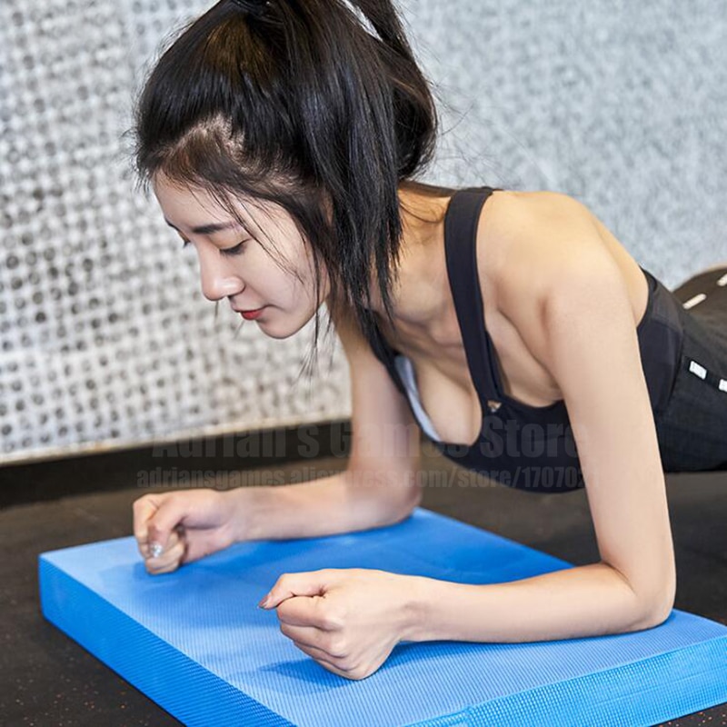 Thick Plank Pad Yoga Mat Core Training Home Fitness Pilates Blocks 40*33*5cm