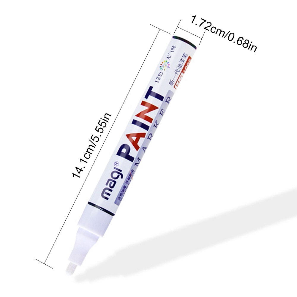 Umitive 1pcs Verf Marker Kan Niet Veeg De Band Touch Up Pen Album Graffiti DIY Wit Marker Pen