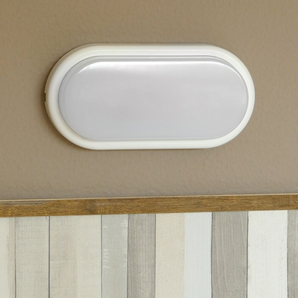 BeMatik-oval lamp LED light lamp 220VAC IP65 18W 1300 lumens Daylight 6500K