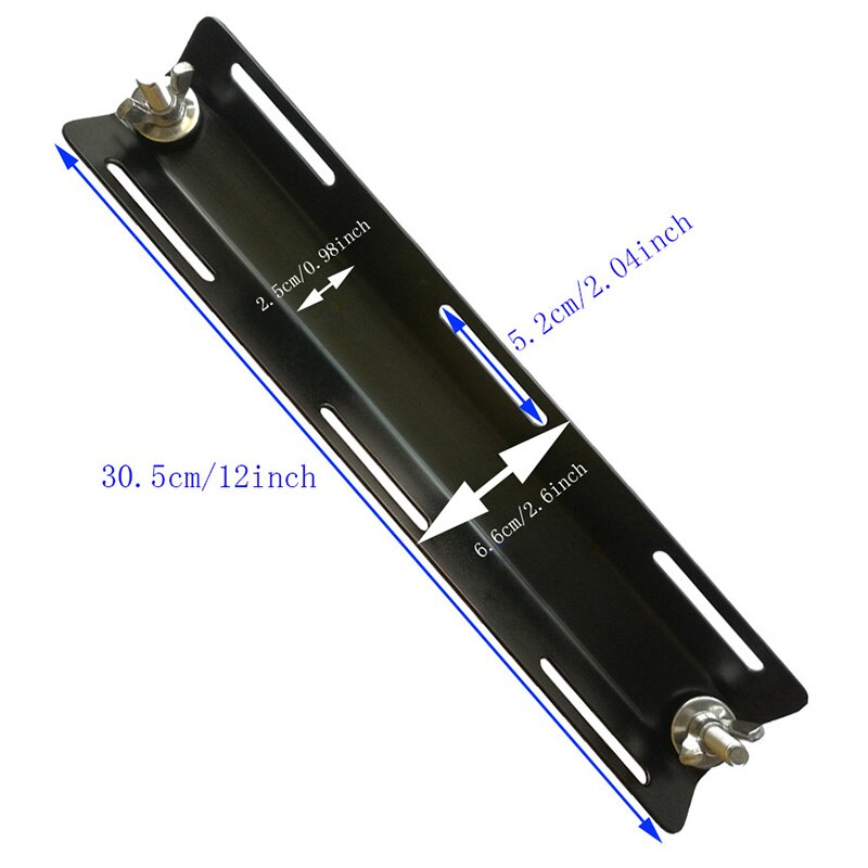 Universal teknisk dyk marine rustfrit stål enkelt tank adapter og skruer møtrikker skiver til dykning bcd bagplade (sort