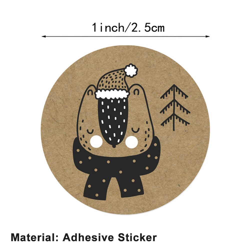 100PCS /lot multi-style Label Sticker 3cm Sealing Label Sticker For baking cake /handmade /food/packing Sealing Labels