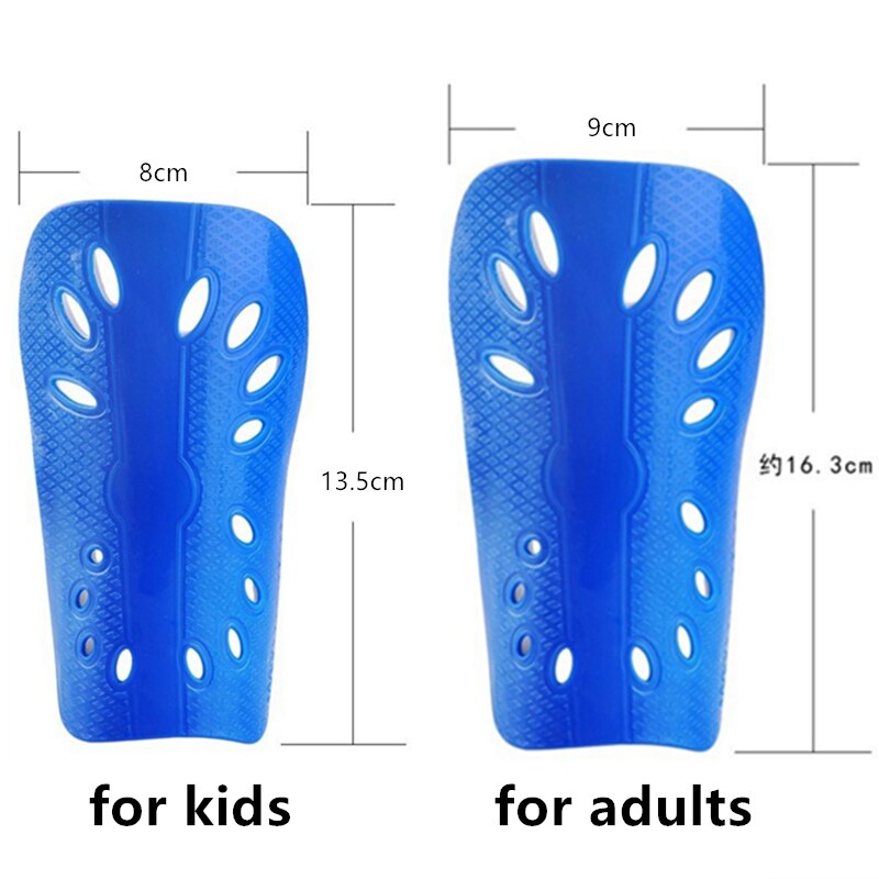 1 Paar Volwassenen Kid Voetbal Guards Been Protector Voetbal Scheenbeschermers Plastic Outdoor Sport Been Beschermende Kleding Ademend Scheenbeschermer