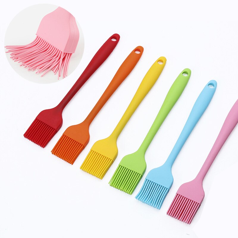 Pinceles para panadería, barbacoa, pastel, cepillo de aceite para parrilla de barbacoa, resistentes al calor, de silicona, para cocinar, cepillo de cocina