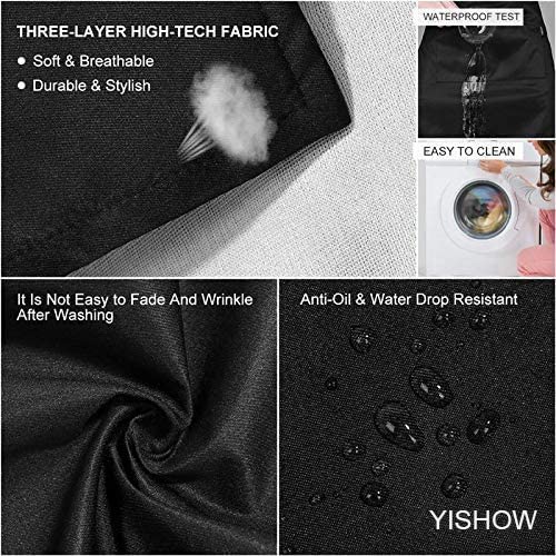 Cartoon Pizza Vegetables Kitchen Aproncartoon Pizza Vegetables Bib Aprons Chef Aprons Resistant Waiter Apron