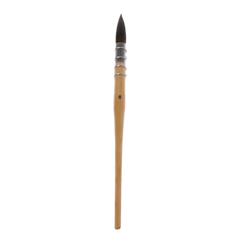 Handgemaakte Eekhoorn Haar Kunstenaar Aquarel Verf Borstel Voor Aquarel Art Supply