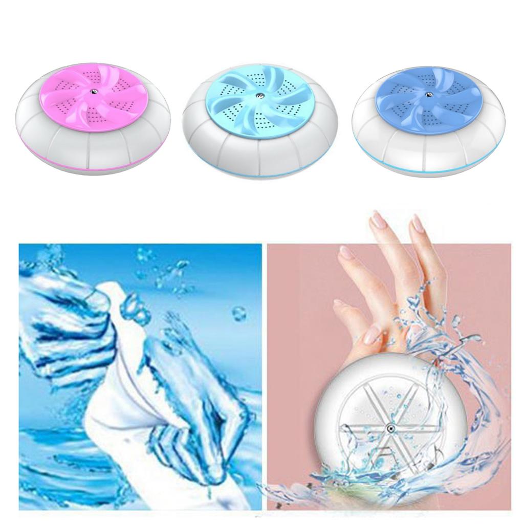 Portable Mini Turbo Washing Machine Ultrasonic Turbine Washer for Tubs Buckets