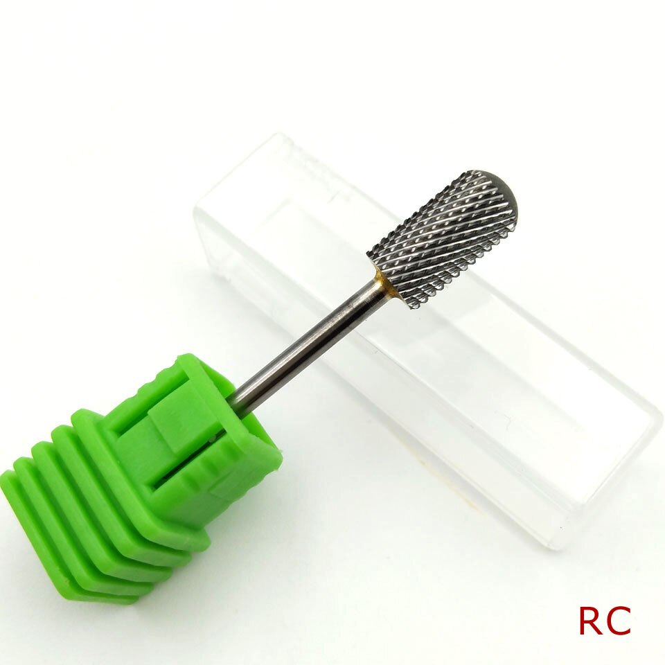 Hytoos 7 Size Vat Tungsten Carbide Nail Drill Bit 3/32 &quot;Rotary Frees Manicure Bits Boor Accessoires Nail Gereedschap: RC