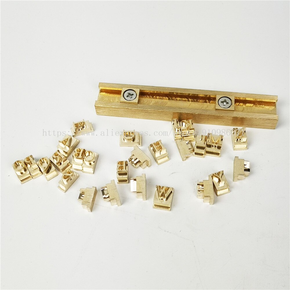 Time Roman font style brass foil stamping letters ,based on "A" height 6mm