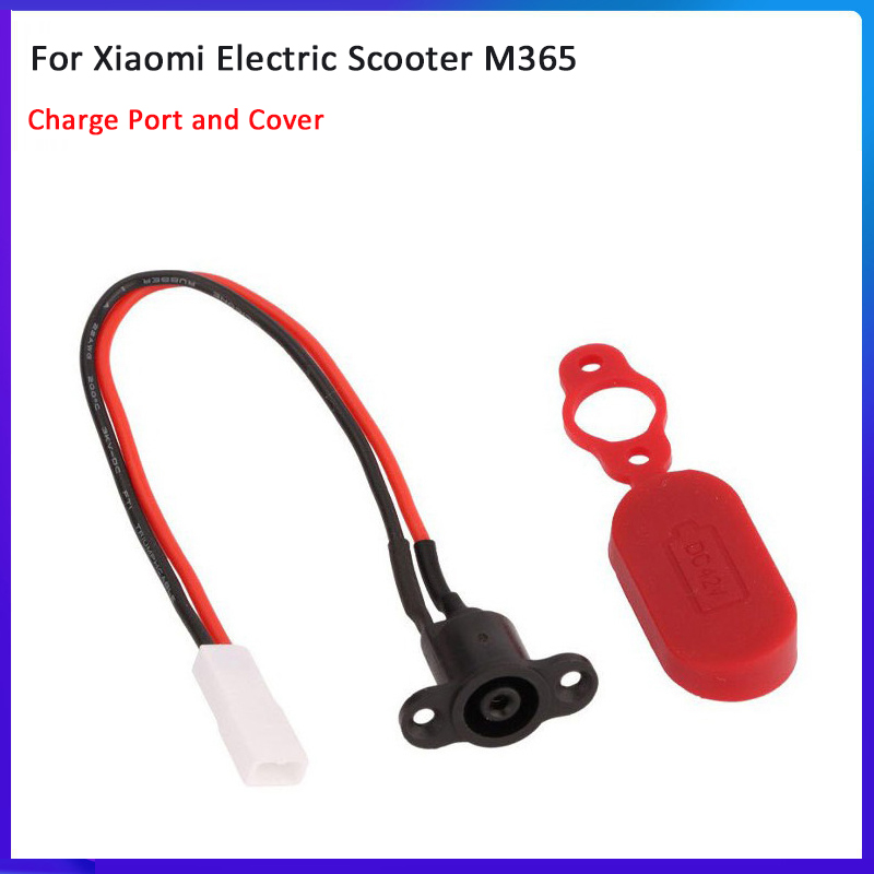 Puerto De Carga Impermeable Para Scooter Eléctrico M365 - Con Tapa De Silicona, Accesorio De Protección