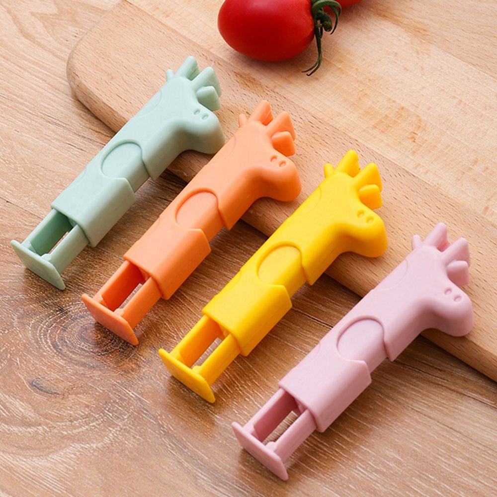 Snack Fresh Food Storage Bag Clip Moisture-proof Plastic Clip Cute Animals Shaped Sealing Buckle Kitchen Storage